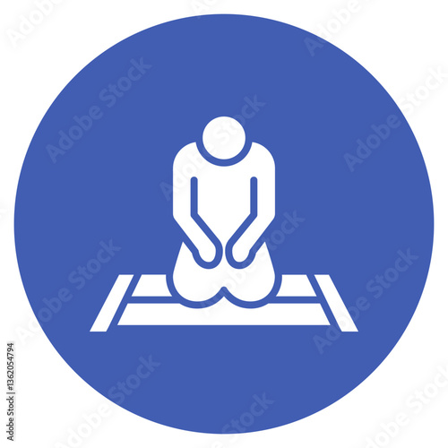 Sujud Vector Icon