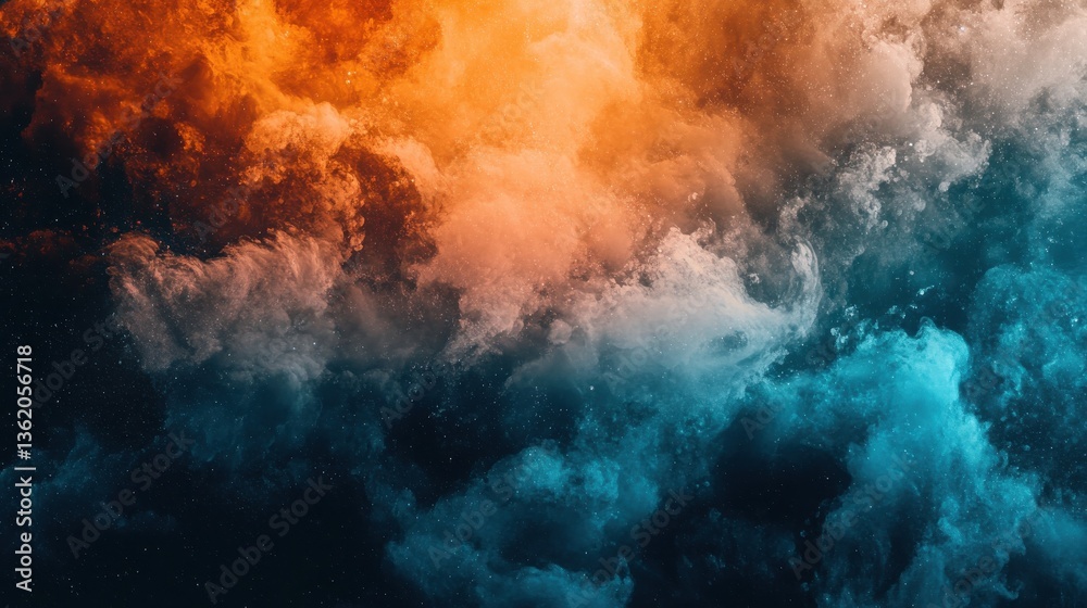 custom made wallpaper toronto digitalDark grainy gradient background orange white blue teal blurred noise texture header poster banner landing page backdrop design illustration