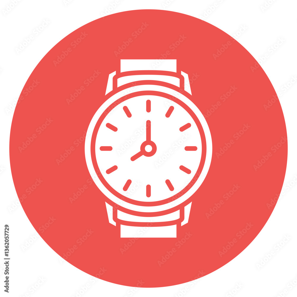 Wristwatch Vector Icon Wristwatch Vector Icon