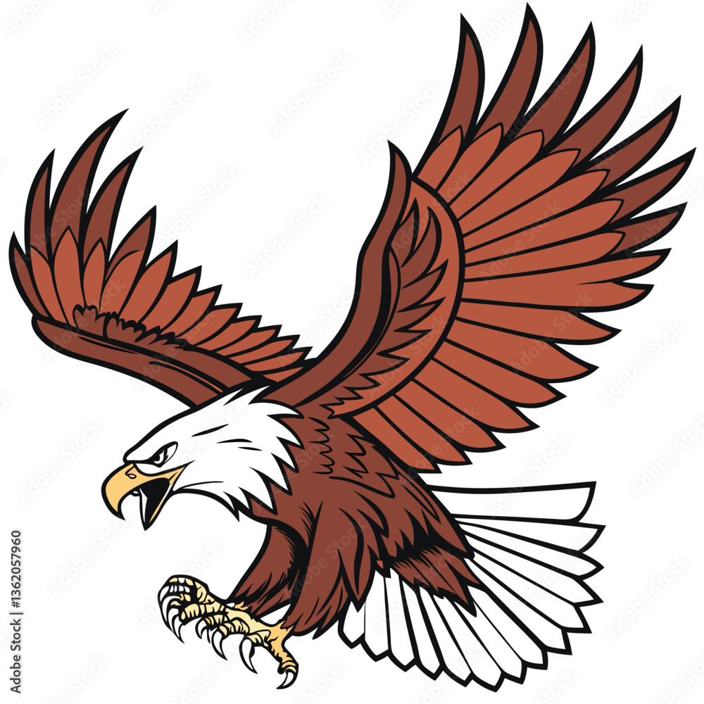 Obraz premium american bald eagle