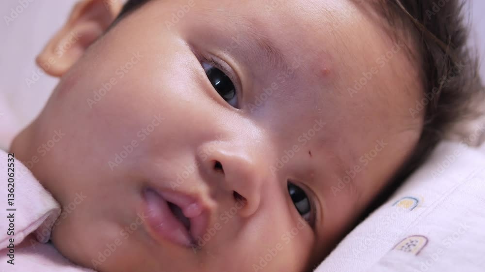 A tender moment showcasing the loving care given to a baby girl during her daily routine. A tender moment showcasing the loving care given to a baby girl during her daily routine.