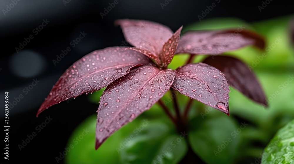 A striking close-up capture of lush, vibrant plant leaves adorned with droplets of water, highlighting nature's beauty and the refreshing essence of growth and vitality. A striking close-up capture of lush, vibrant plant leaves adorned with droplets of water, highlighting nature's beauty and the refreshing essence of growth and vitality.