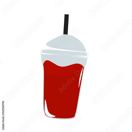 Illustrasion of a bubble tea drink