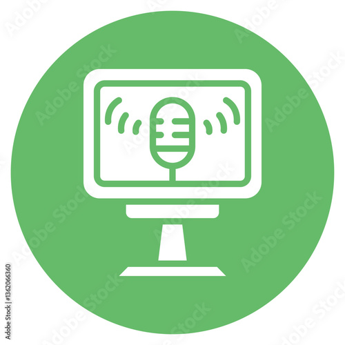 Teleprompter Vector Icon