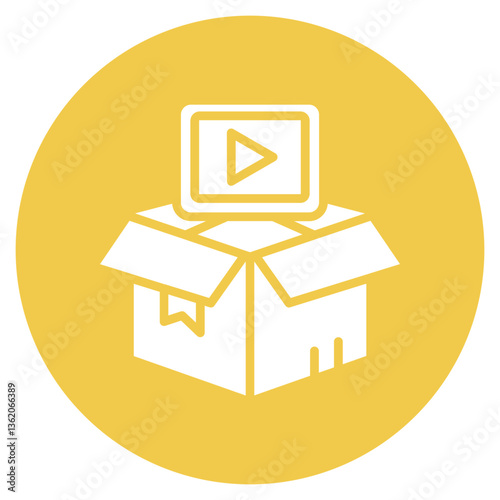 Video Package Vector Icon