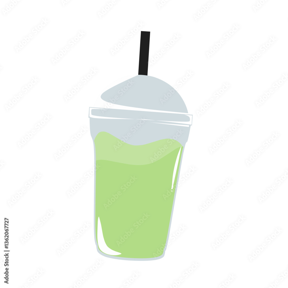Illustrasion of a bubble tea drink Illustrasion of a bubble tea drink