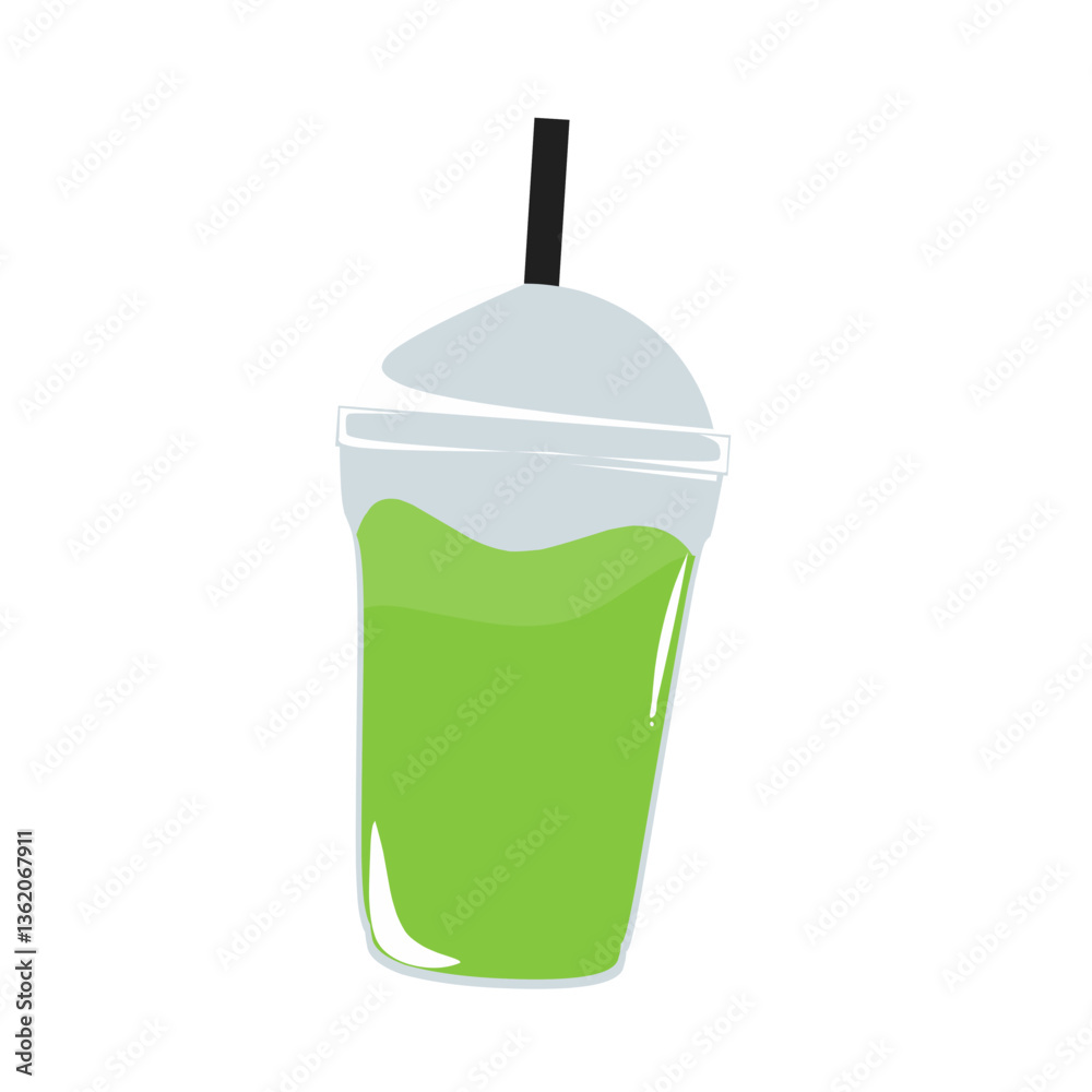 Illustrasion of a bubble tea drink Illustrasion of a bubble tea drink