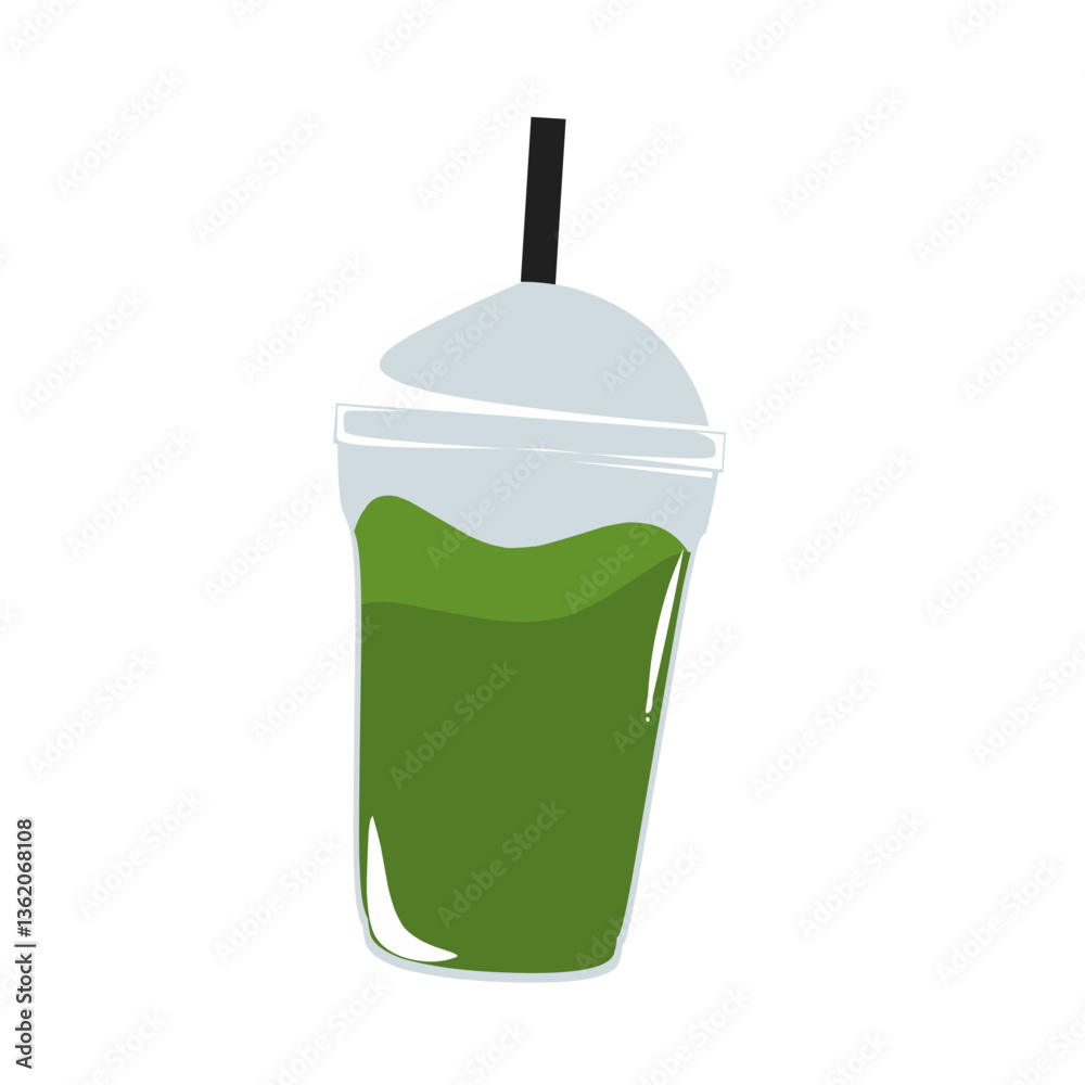 Illustrasion of a bubble tea drink Illustrasion of a bubble tea drink