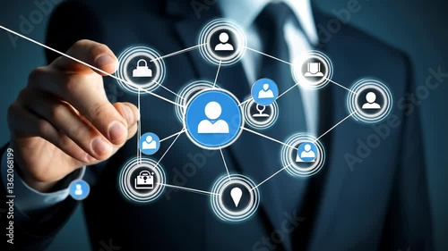 Connecting professionals in a digital network with secure interactions for effective collaboration