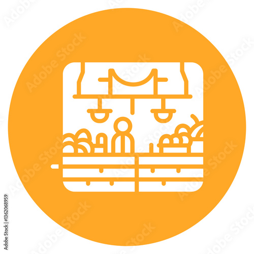 Underground Market Vector Icon