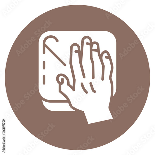 Climbing Chalk Block Vector Icon