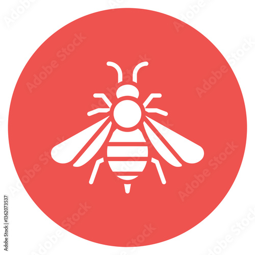 Bee Sting Allergy Vector Icon