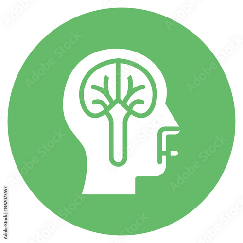 Chronic Sinusitis Vector Icon