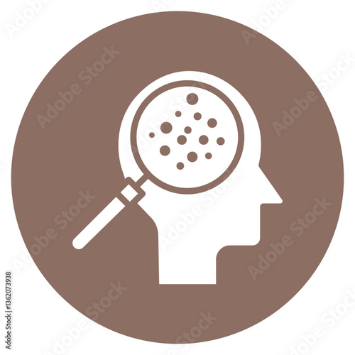 Irritated Scalp Vector Icon