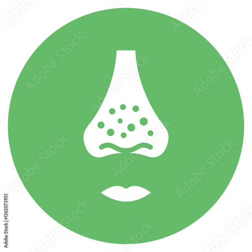Mold Allergy Vector Icon