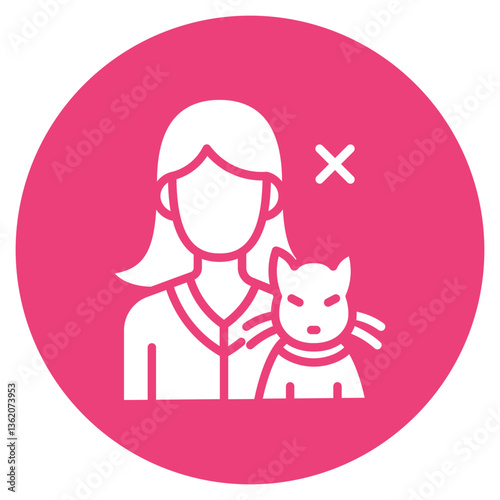 Pet Allergy Vector Icon