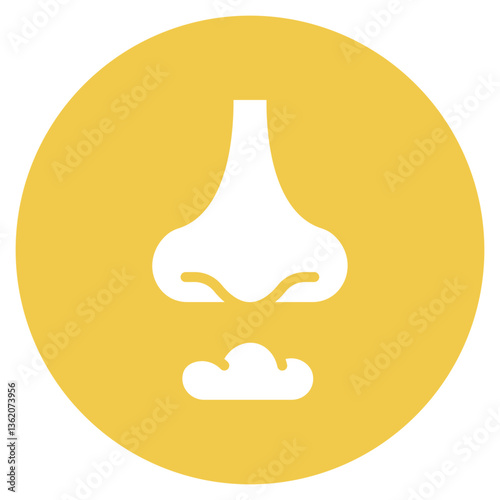 Nasal Irritation Vector Icon