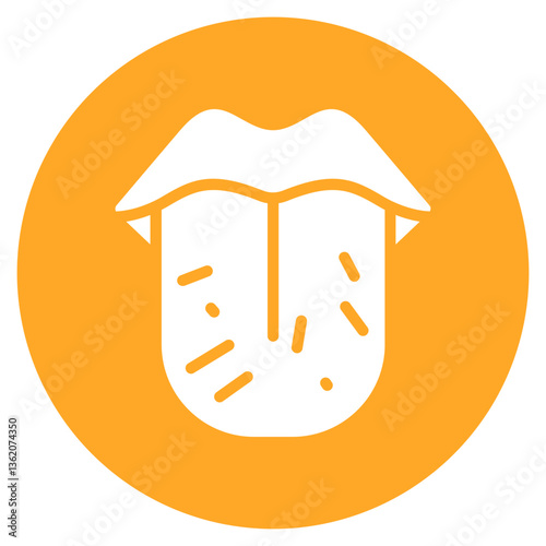 Tongue Swelling Vector Icon