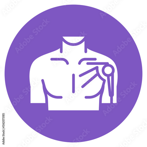 Shoulder Dislocation Vector Icon