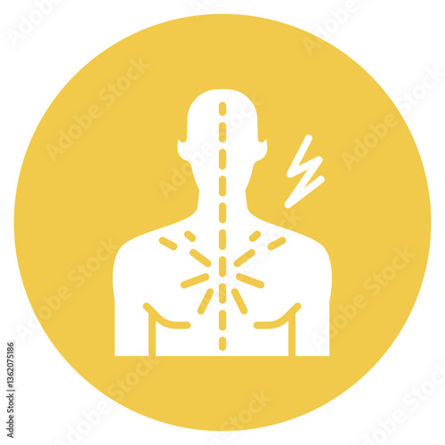 Scar Tissue Pain Vector Icon