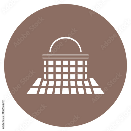 Monsoon Picnic Vector Icon