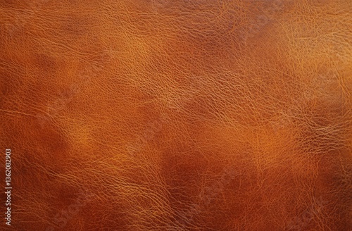 Wallpaper Mural Close-up view of rich. textured brown leather showcasing its natural grain and softness. ideal for upholstery or fashion design. with subtle light reflections enhancing its depth Torontodigital.ca