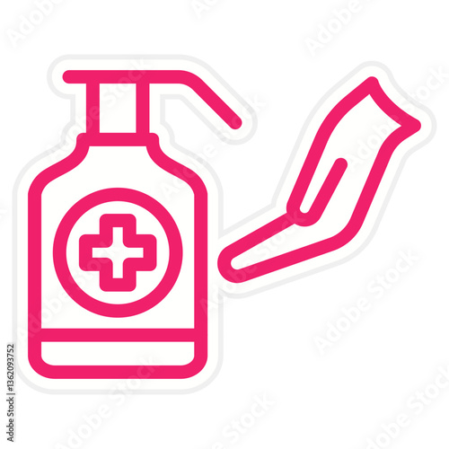 Vector Design Hand Sanitizer Icon Style
