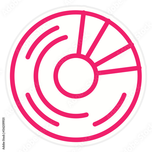 Vector Design CD Icon Style