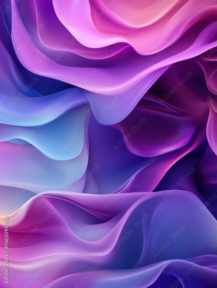 Obraz premium abstract colorful swirls background with purple waves