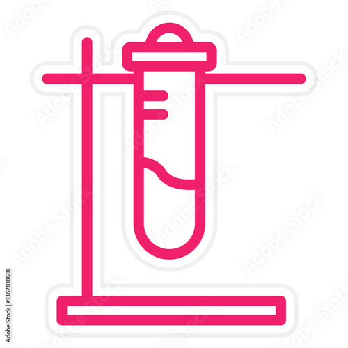Test Tube Stand Icon Style