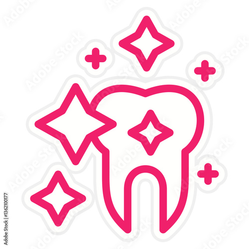 Clean Tooth Icon Style