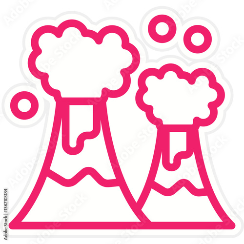 Volcano Icon Style