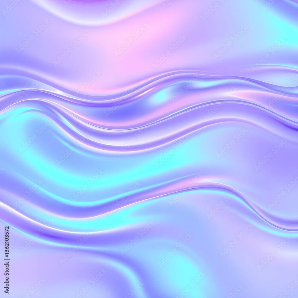 Fototapeta premium 블루퍼플그라데이션웨이브패턴srvYQnRy