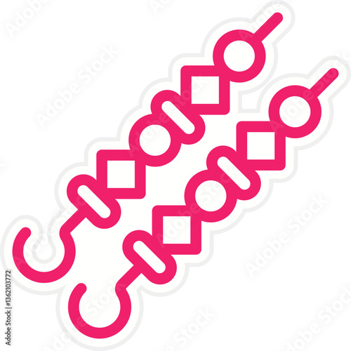 Shish Kebab Icon Style