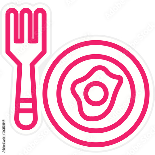 Breakfast Icon Style