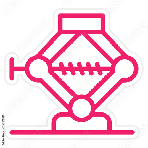 Car Jack Icon Style