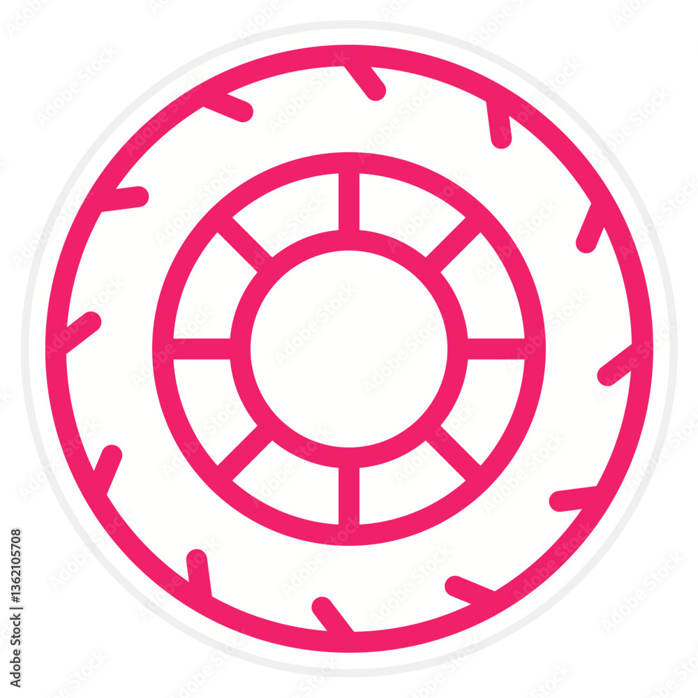 Wheel Icon Style Wheel Icon Style