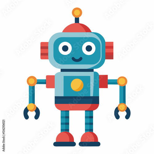 retro toy robot