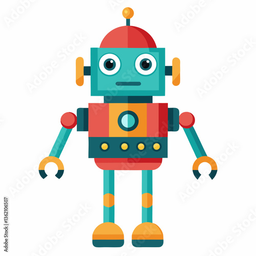 retro toy robot