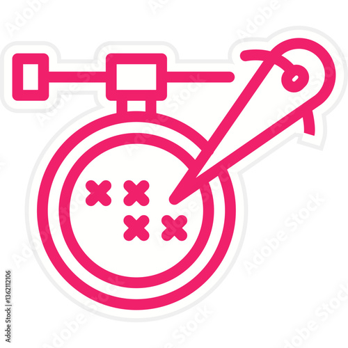 Needlework Icon Style