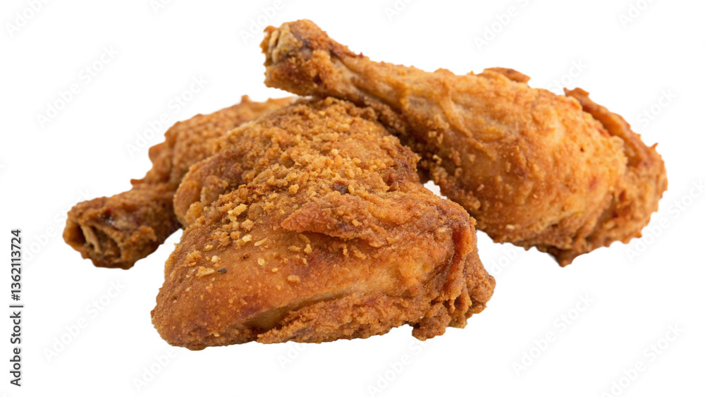 fried chicken wings isolated fried chicken wings isolated