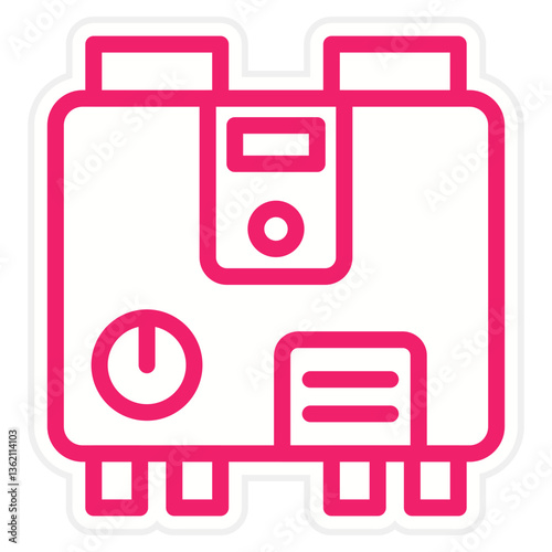 Water Boiler Icon Style
