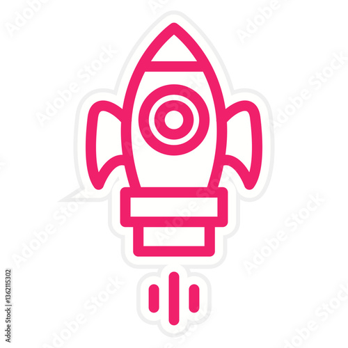 Space Booster Icon Style