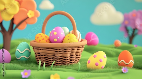 Depiction of a large white shark swimming near a coral reef in the ocean