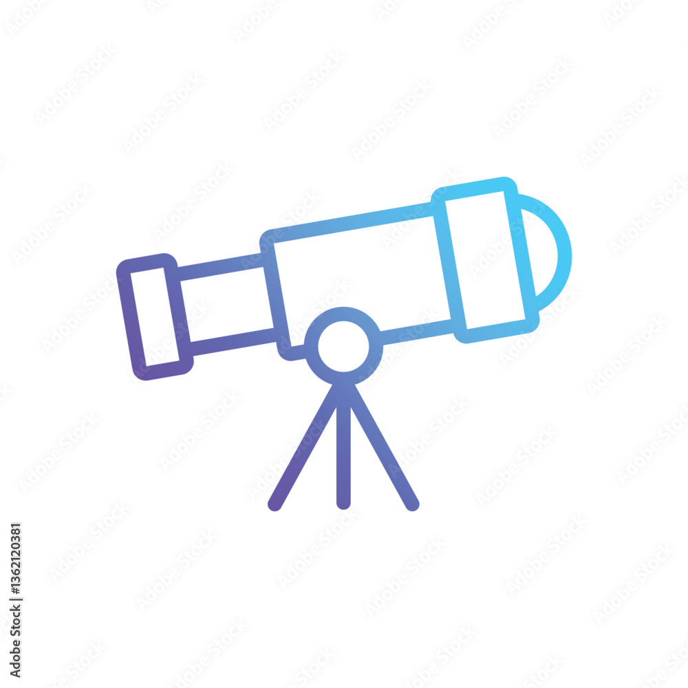 Telescope Vector icon Telescope Vector icon