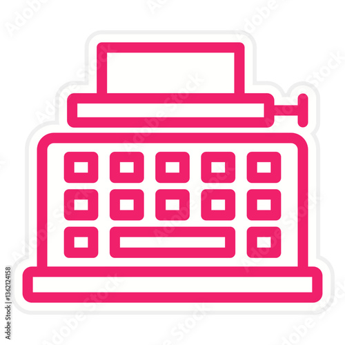 Typewriter Icon Style