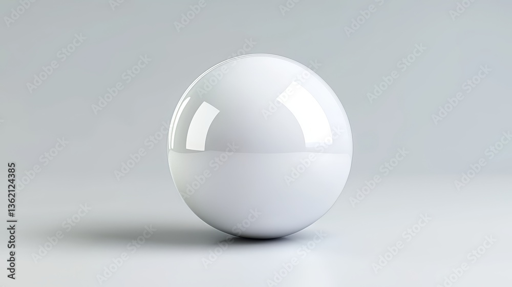 Closeup of single white snooker ball on plain backdrop study in simplicity single Closeup of single white snooker ball on plain backdrop study in simplicity single