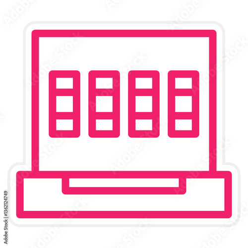 Online Library Icon Style