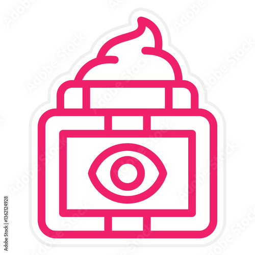 Eye Cream Icon Style