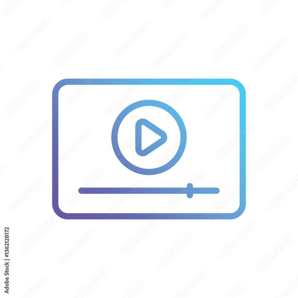 Live Streaming Vector icon Live Streaming Vector icon